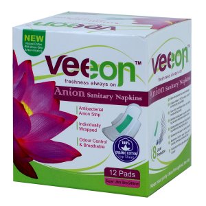 Anion Sanitary Napkin Regular 240mm 12s